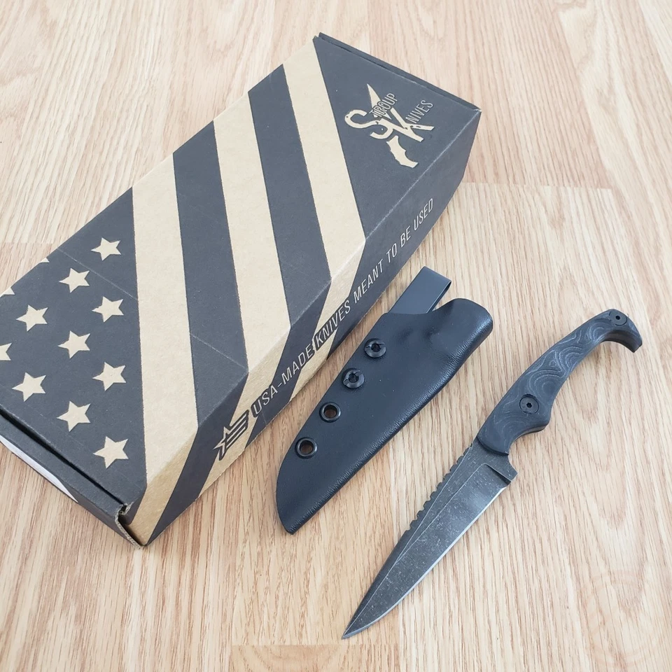 STROUP MK2 B Fixed Blade Knife 4