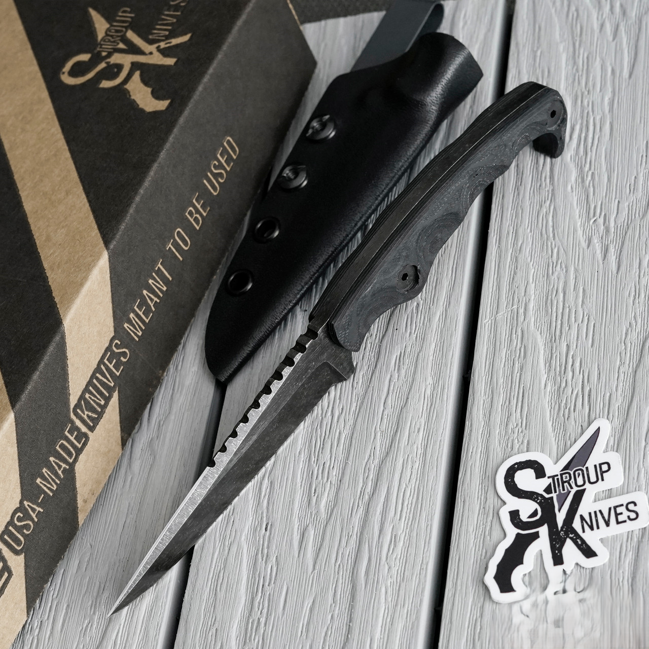 STROUP MK2 B Fixed Blade Knife 4